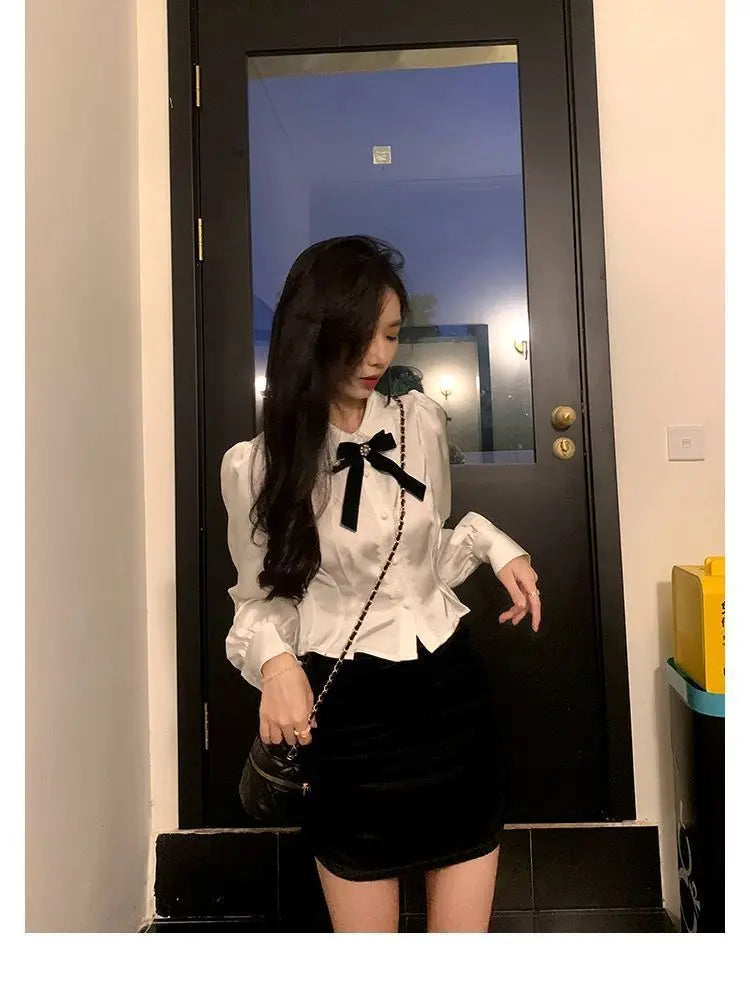 Womens Kawaii Lace Lolita Blouse