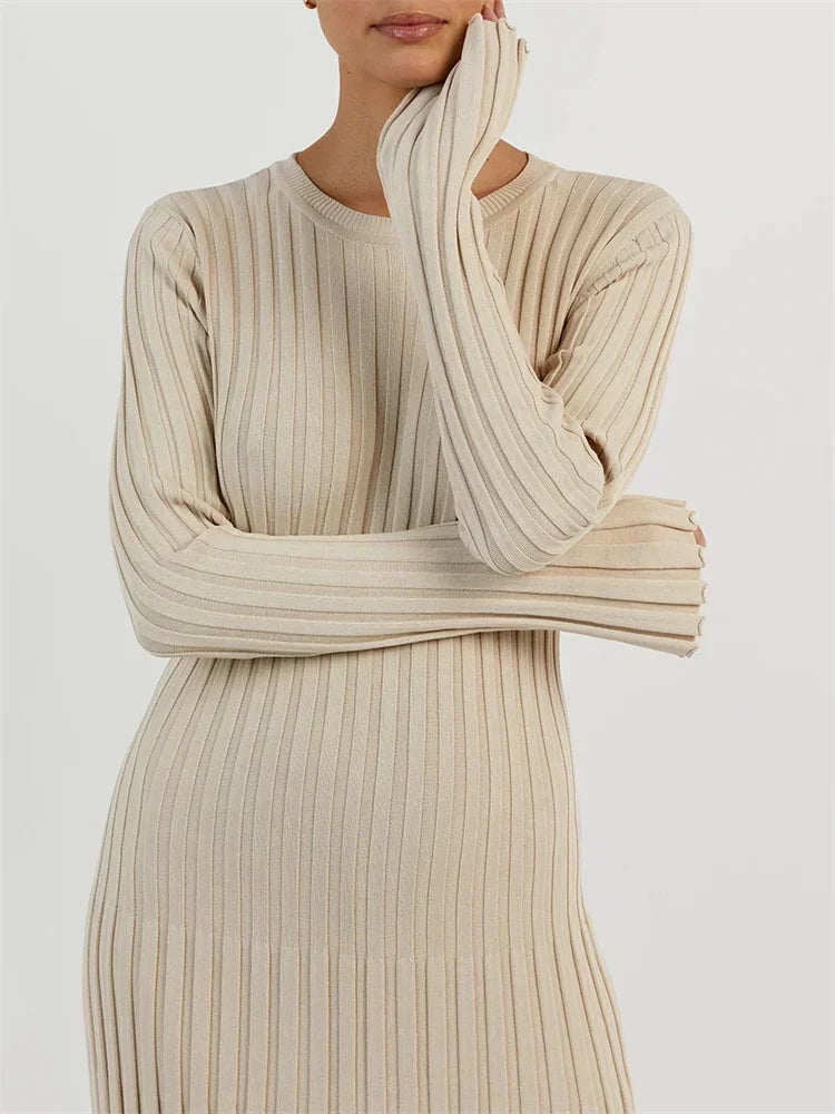 Womens Tossy Lace-Up Knit Dress