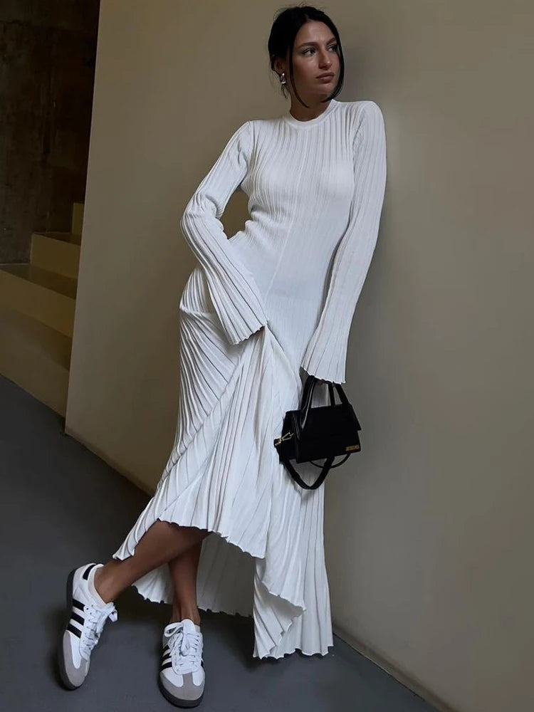 Womens Tossy Lace-Up Knit Dress